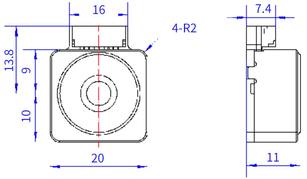 微型20电机反射式光电编码器-HE20系列